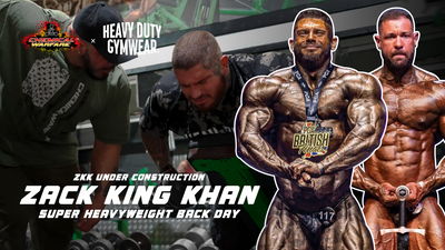 Zack 'King' Khan puts 2x Heavyweight Bodybuilders through Back Day │EP.14 │ ZKK Under Construction