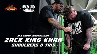 Zack Khan puts Heavyweight Bodybuilder through a shoulders & tri's session │ EP.13