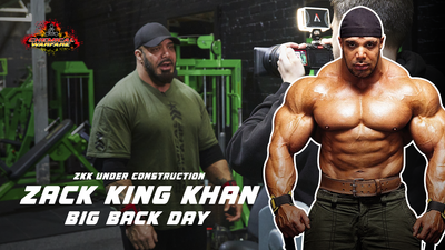 EP.2┃ZZK Under Construction┃Back Day ┃Powered by Chemical Warfare Supps