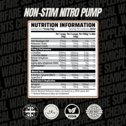 Nitro Pump™ - Non-Stim Nootropic Pump (40 Servings)