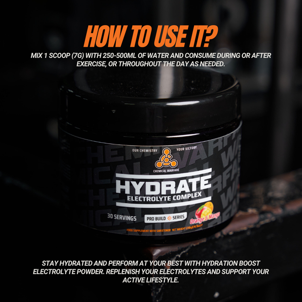HYDRATE: Electrolyte Blend (30 Servings)