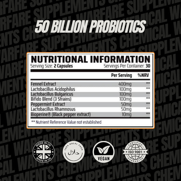 Probiotic: 50 Billion Blend (30 Servings)