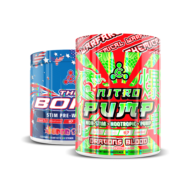 Pre-workout Stack (Nitro Pump + Bomb Pre-workout)