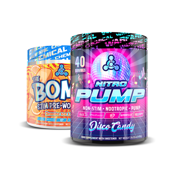 Pre-workout Stack (Nitro Pump + Bomb Pre-workout)