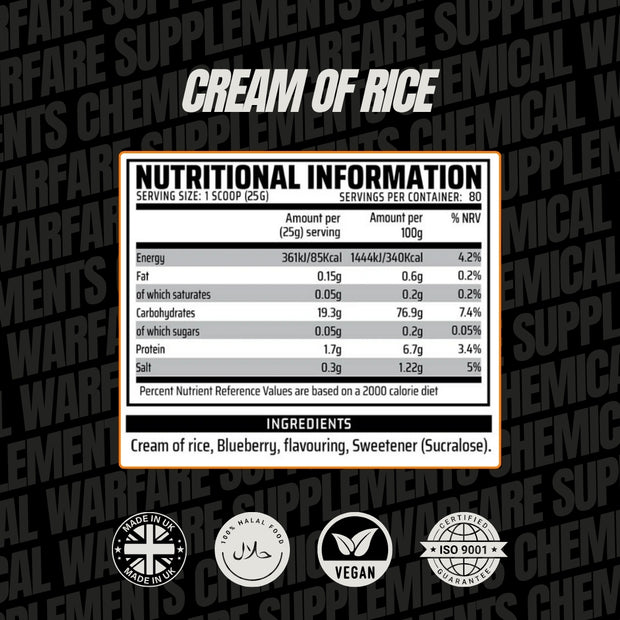 Cream of Rice - 2kg (80 Servings)