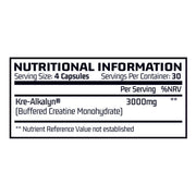 Kre-Alkalyn - Creatine Monohydrate Capsules (30 servings)