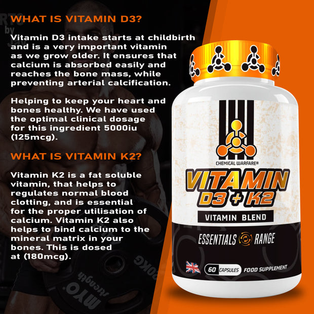 Vitamin D3 + K2 (60 Servings)