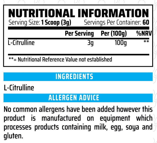 Citrulline - Vasodilation Support